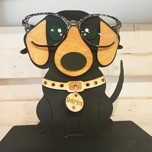 Tacsis szemüvegtartó, Otthon & Életmód, Tárolás & Rendszerezés, Íróasztali tároló, Famegmunkálás, MESKA