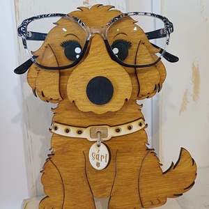 Kutyusos szemüvegtartó, Otthon & Életmód, Dekoráció, Dísztárgy, Famegmunkálás, MESKA
