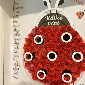 Katicás Köszönet óvónéniknek - otthon & életmód - virágdekoráció - virágdíszek - fali virágdekoráció - Meska.hu