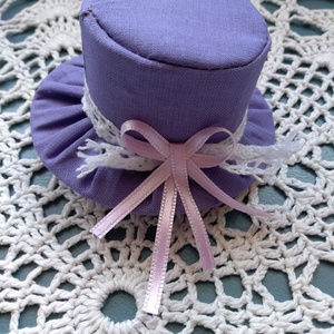 Levendulával töltött kis kalap - otthon & életmód - dekoráció - dísztárgy - Meska.hu