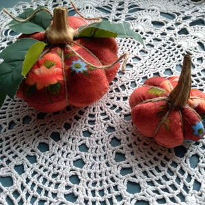 Textil tökök - otthon & életmód - dekoráció - dísztárgy - Meska.hu