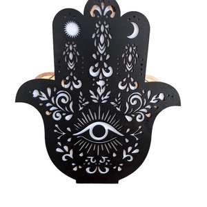 Hamsa Éjjeli lámpa, Otthon & Életmód, Lámpa, Asztali lámpa, Gravírozás, pirográfia, MESKA