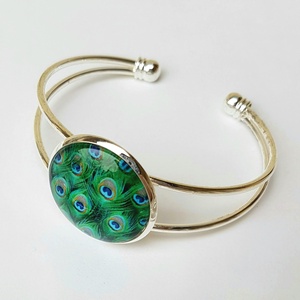 Van Gogh: Csillagos éj -  üveglencsés szett - ékszer - ékszerszett - Meska.hu