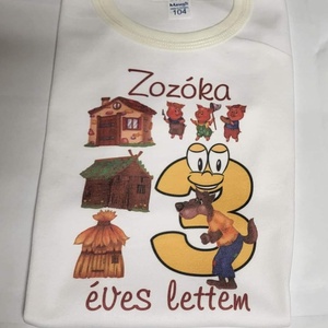 Egyedi póló születésnapra  - ruha & divat - babaruha & gyerekruha - póló - Meska.hu