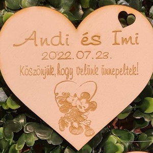 Esküvői köszönőajándék - SZÍV ALAKÚ - esküvő - emlék & ajándék - köszönőajándék - Meska.hu