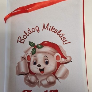 Egyedi,névre szóló Mikulás  - karácsony - mikulás - mikulás zsák, zokni, csizma - Meska.hu