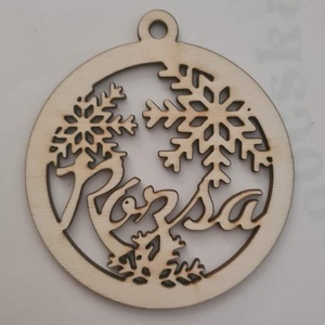 Egyedi névreszóló karácsonyfa díszek  - karácsony - karácsonyi lakásdekoráció - karácsonyfadíszek - Meska.hu