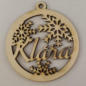 Egyedi névreszóló karácsonyfa díszek  - karácsony - karácsonyi lakásdekoráció - karácsonyfadíszek - Meska.hu