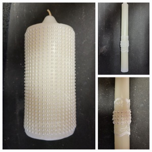 Esküvői gyertya ceremónia szett - esküvő - dekoráció - gyertya & gyertyatartó - Meska.hu