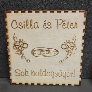 Pénzátadó doboz - esküvő - emlék & ajándék - nászajándék - esküvői pénzátadó doboz - Meska.hu