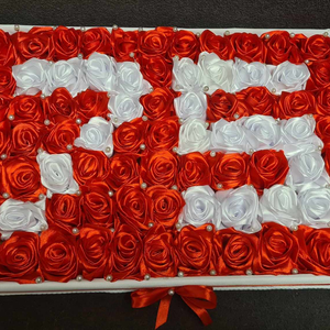 Születésnapos évszámos szatén rózsabox  - otthon & életmód - dekoráció - asztal és polc dekoráció - díszdoboz - Meska.hu