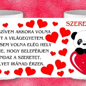 Szerelmes bögre  - otthon & életmód - konyhafelszerelés, tálalás - tálalás - bögre & csésze - Meska.hu
