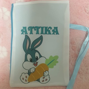 Egyedi,névre szóló nyuszizsákok, Otthon & Életmód, Papír írószer, Ajándékzsák, csomagolás, Ajándékozás kellékei, Fotó, grafika, rajz, illusztráció, MESKA