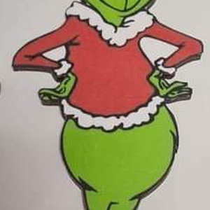 Grinch karácsonyfa díszek  - Meska.hu
