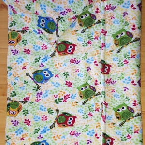 Baglyos ágynemű szett - otthon & életmód - babaszoba, gyerekszoba - Meska.hu