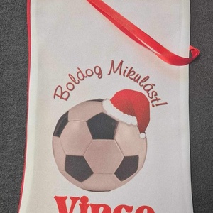 Egyedi,névre szóló Mikulás zsák  - karácsony - mikulás - mikulás zsák - Meska.hu