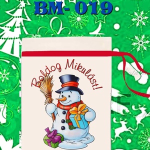 Egyedi,névre szóló Mikulás zsák  - karácsony - mikulás - mikulás zsák - Meska.hu