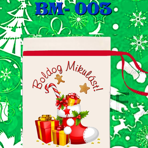 Egyedi,névre szóló Mikulás Grinch mintával - karácsony - mikulás - mikulás zsák - Meska.hu