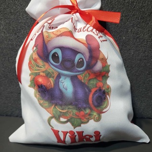Egyedi,névre szóló Mikulás zsák  - karácsony - mikulás - mikulás zsák - Meska.hu