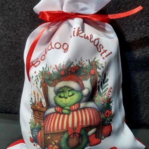 Egyedi,névre szóló Mikulás zsák  - karácsony - mikulás - mikulás zsák - Meska.hu