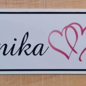 Esküvői autóra egyedi rendszámtábla - esküvő - dekoráció - tábla & jelzés - Meska.hu