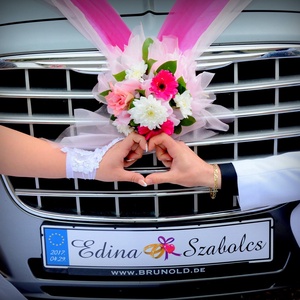 Esküvői autóra egyedi rendszámtábla - esküvő - dekoráció - tábla & jelzés - Meska.hu