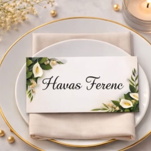 Esküvői ültető kártya - 33 minta, Esküvő, Meghívó & Kártya, Menü, Fotó, grafika, rajz, illusztráció, MESKA