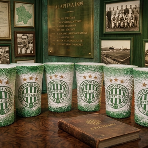 Fradi pálinkás pohár szett  - Meska.hu