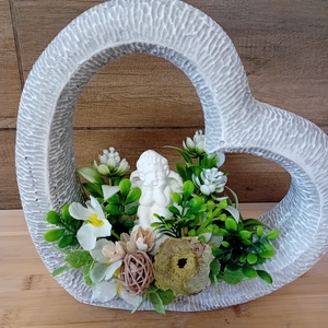 Sírdísz angyallal 30 cm - otthon & életmód - vallás - temetkezési tárgy - Meska.hu