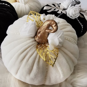 Őszi tök asztaldísz - otthon & életmód - dekoráció - halloween - halloweeni dekoráció - Meska.hu