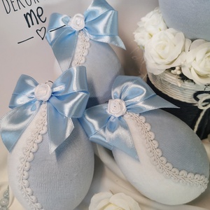 Bársony húsvéti tojás dekoráció � kézműves asztaldísz vagy tojásfa dísz (10 cm), Ünnepi díszek, dekorációk, Húsvéti díszek és dekorációk, Húsvéti asztaldíszek, Mindenmás, MESKA