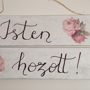 Isten hozott ajtódísz - otthon & életmód - ház & kert - isten hozott tábla - Meska.hu
