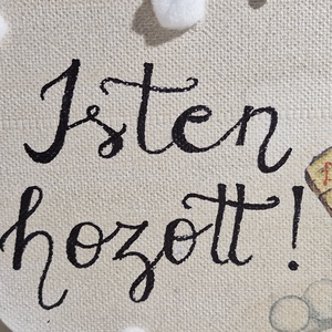 Isten hozott! hóemberes ajtódísz - otthon & életmód - dekoráció - ajtó- és ablak dekoráció - ajtódísz & kopogtató - Meska.hu