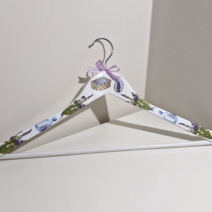 Levendulás vállfa - esküvő - ruha - vállfa - Meska.hu