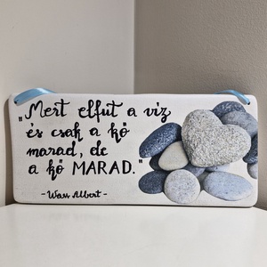 Ajtódísz Wass Albert idézettel - otthon & életmód - dekoráció - ajtó- és ablak dekoráció - ajtódísz & kopogtató - Meska.hu