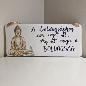 Buddha falidísz - otthon & életmód - dekoráció - fali és függő dekoráció - falra akasztható dekor - Meska.hu