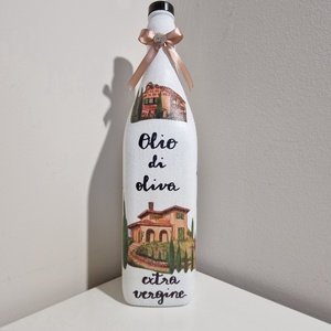 Olívaolajos üveg Toszkána - Meska.hu