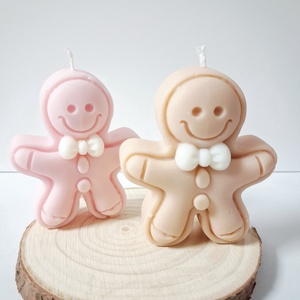 Karácsonyi Illatos Mézike formagyertya szójaviaszból - karácsony - karácsonyi lakásdekoráció - karácsonyi illatgyertya, mécses - Meska.hu