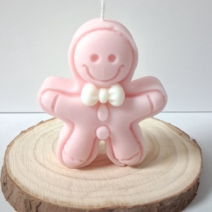 Karácsonyi Illatos Mézike formagyertya szójaviaszból - karácsony - karácsonyi lakásdekoráció - karácsonyi illatgyertya, mécses - Meska.hu