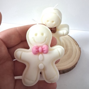 Karácsonyi Illatos Mézike formagyertya szójaviaszból - karácsony - karácsonyi lakásdekoráció - karácsonyi illatgyertya, mécses - Meska.hu