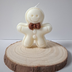 Karácsonyi Illatos Mézike formagyertya szójaviaszból - karácsony - karácsonyi lakásdekoráció - karácsonyi illatgyertya, mécses - Meska.hu