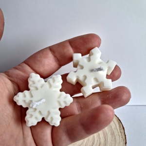 Karácsonyi Mini hópihe Illatgyertya Szójaviaszból - karácsony - karácsonyi lakásdekoráció - karácsonyi illatgyertya, mécses - Meska.hu