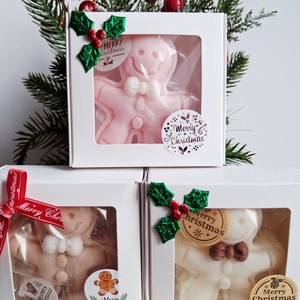 Karácsonyi illatgyertya díszdobozban - karácsony - karácsonyi lakásdekoráció - karácsonyi illatgyertya, mécses - Meska.hu