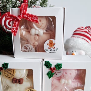 Karácsonyi illatgyertya díszdobozban - karácsony - karácsonyi lakásdekoráció - karácsonyi illatgyertya, mécses - Meska.hu