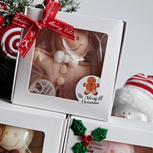 Karácsonyi illatgyertya díszdobozban - karácsony - karácsonyi lakásdekoráció - karácsonyi illatgyertya, mécses - Meska.hu