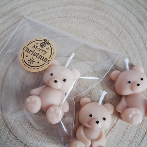 Karácsonyi Illatgyertya, mini maci - karácsony - karácsonyi lakásdekoráció - karácsonyi illatgyertya, mécses - Meska.hu