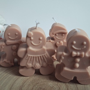 Karácsonyi Mézeskalács Illatgyertya Szójaviaszból - karácsony - karácsonyi lakásdekoráció - karácsonyi illatgyertya, mécses - Meska.hu