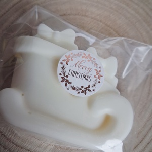 Karácsonyi Szánkó Illatgyertya Szójaviaszból - Meska.hu