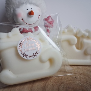 Karácsonyi Szánkó Illatgyertya Szójaviaszból - karácsony - karácsonyi lakásdekoráció - karácsonyi illatgyertya, mécses - Meska.hu