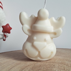 Karácsonyi Szarvas fej Illatgyertya Szójaviaszból - karácsony - karácsonyi lakásdekoráció - karácsonyi illatgyertya, mécses - Meska.hu